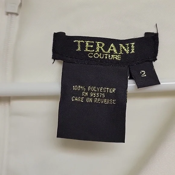 Terani Couture Elegant Purple & White Mother Of The Bride Gown Sz 2. New - Picture 5 of 8